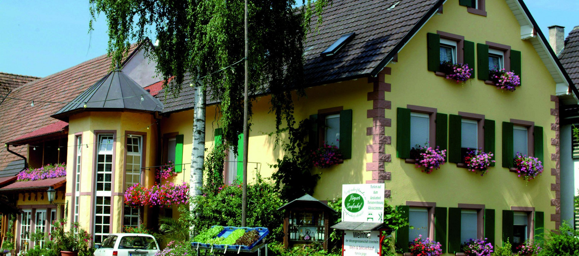 Unsere Strauße öffnet wieder - Jörger´s Grafenhof in Kappel-Grafenhausen